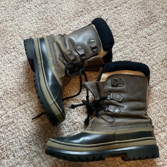 Sorel Caribou boots made in Canada